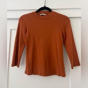 Zara burnt orange top
